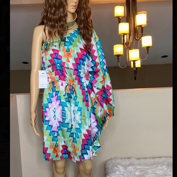 Laundry By Design One shoulder Mini Dress - Picture 14 of 16